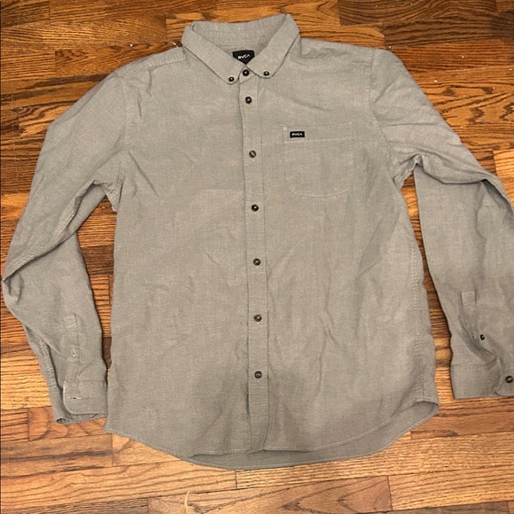 RVCA Other - RVCA Men's Charcoal Button-Down Shirt